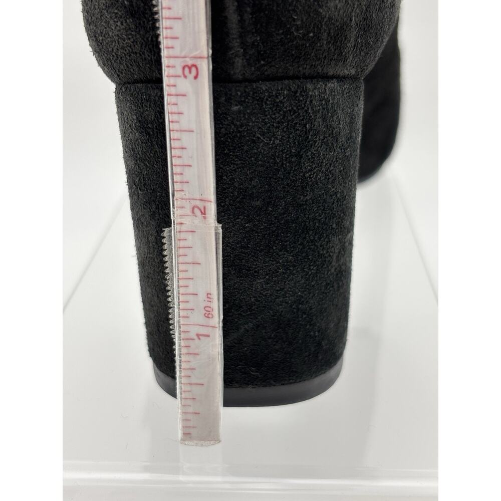 Saint Laurent Suede Gladiator Sandals Black Suede Size 37.5 / 7.5 Buckles - Picture 10 of 16